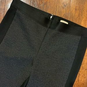 Like New! J.Crew Ponte Pant - Chacoal/Black Colorblock